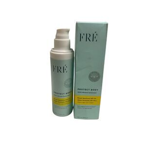 FRÉ Protect Body 100% Mineral Sunscreen SPF 50 3.38oz Ultra-Light Gel Cream NIB